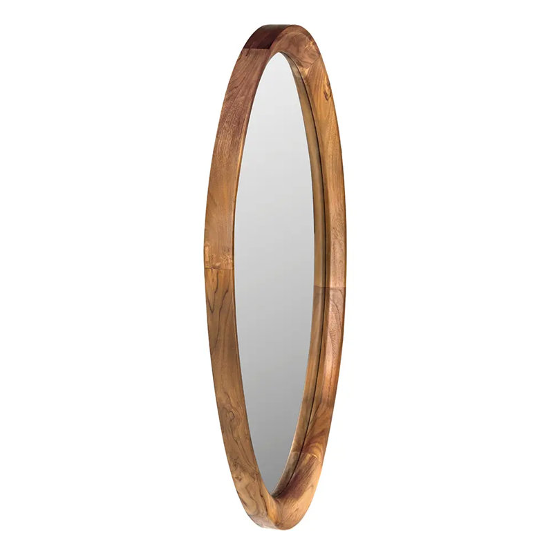 Chloe Oval Solid Wood Mirror