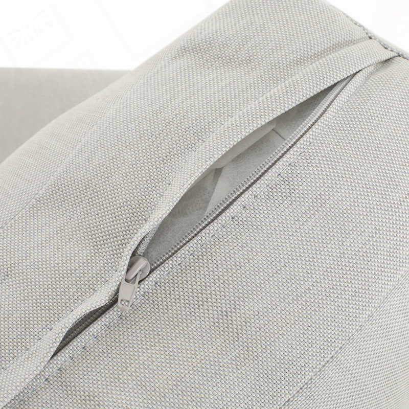 Fauteuil d'extérieur en aluminium avec coussins épais