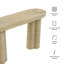 Console ovale Sarova de 59 pouces en rotin naturel-2044728823