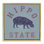 Art mural sur toile style hippopotame de style universitaire par Spirit Animals / Life Is High