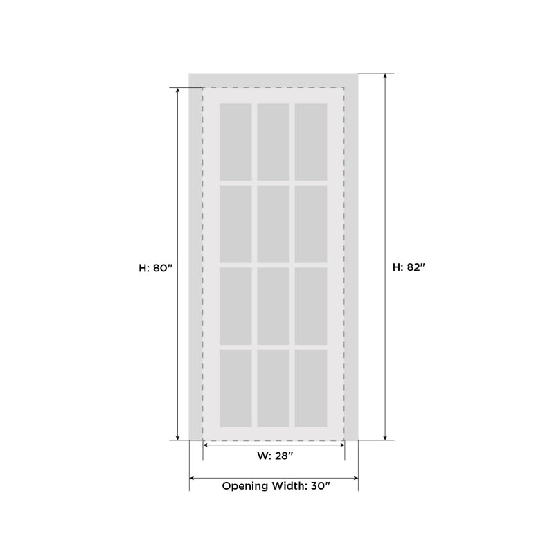 Porte intérieure moderne en bois avec quincaillerie | Planum 0020 | Garnitures à panneau simple | Portes de salle de bain robustes