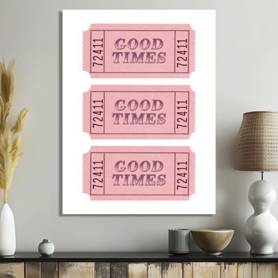 Good Times billets - art mural moderne