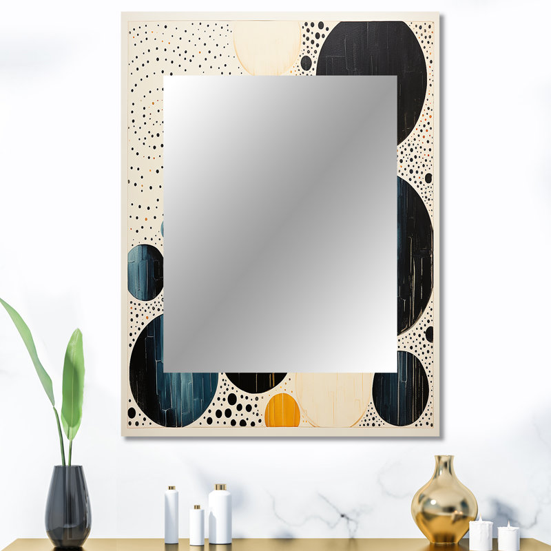 Art mural en métal jaune Mid Century Minimalist Master, 40 po x 30 po