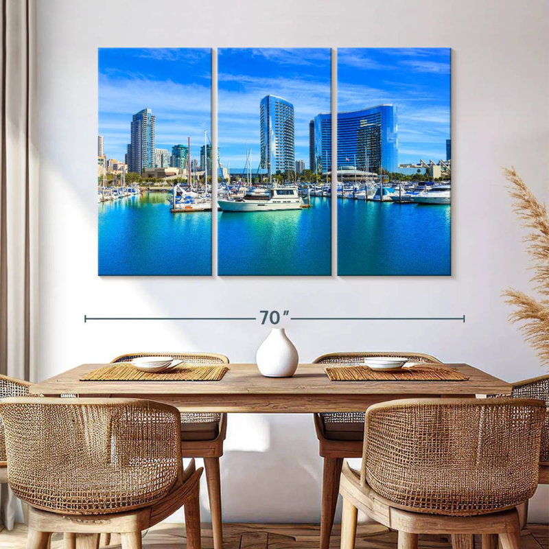 Senne San Diego Waterfront, H 42 po x l 65 po
