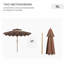 Parasol de patio 9 pi Outsunny-313446916