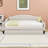 Full-Size Linen Upholstered Daybed with Twin Trundle