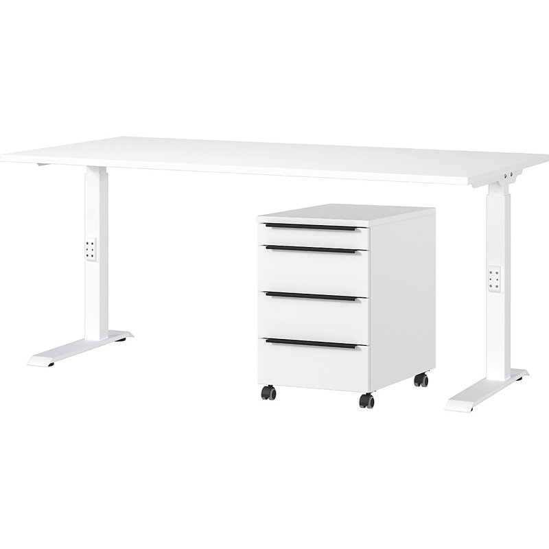 Mapua 2 Piece Standing Desk Office Set