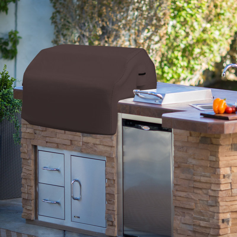 Blue Elephant 66cm D Grill Cover, Coffee, 61cm H x 91.4cm W x 66cm D