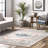 Hiott Machine Woven Oriental Rug with Scalloped Edges -1691305050