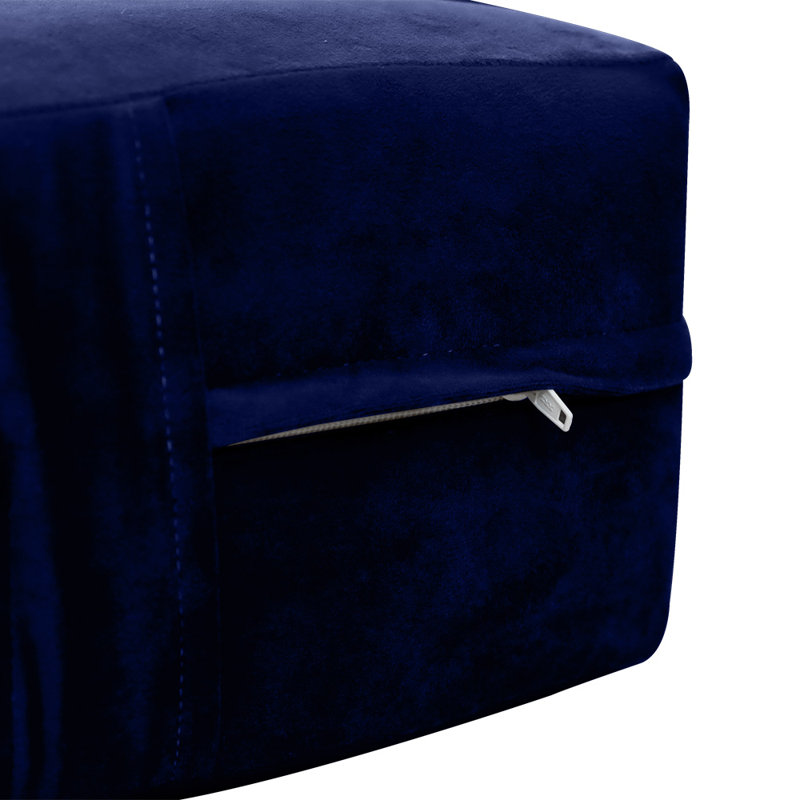 Hypoallergenic Waterproof Bed Bug Resistant Zipper Mattress Protector Mattress Protector Case Pack, Full / Double, Dark Blue