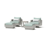 Portofino Comfort Outdoor 5 - Piece Conversation Set