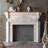American retro fireplace decorative cabinet-539652237