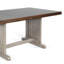 Table de salle à manger Camie, plateau rectangulaire en bois d'acajou de 60 pouces-111734964
