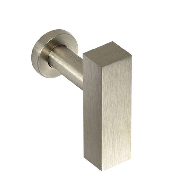 Poignée barre linéaire de 1 9/16 po de longueur, Nickel brossé