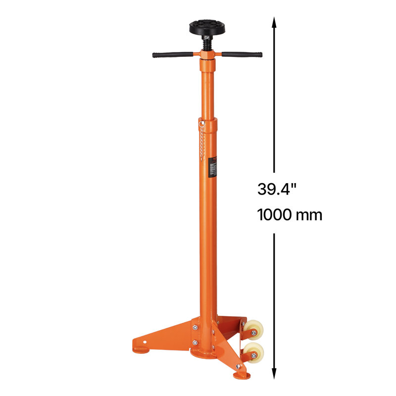 Underhoist Support Stand 3/4Ton Capacity Under Hoist Jack Stand Two Wheels
