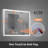 Seese 36'' W 30'' H Frameless LED Medicine Cabinet with Mirror and 3 Adjustable Shelves