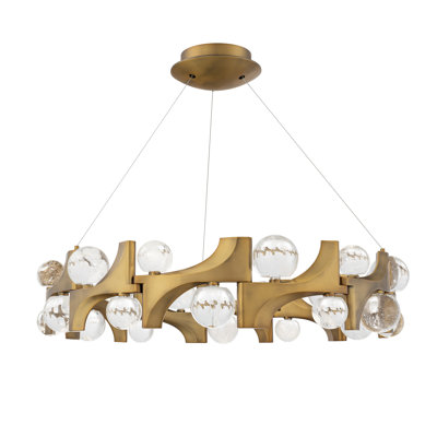 Amorina 24 Light Crystal LED Pendant