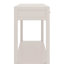 Console étroite 60 po avec 3 tiroirs à rayures verticales, table d'appoint avec tablette ouverte et canapé en bois massif-2049536648