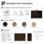 Meuble-lavabo simple avec plateau en marbre Soma-283359745