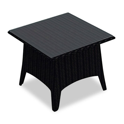 Laramie Square Metal Outdoor Side Table , 21.75'' in. W 21.75'' in. D