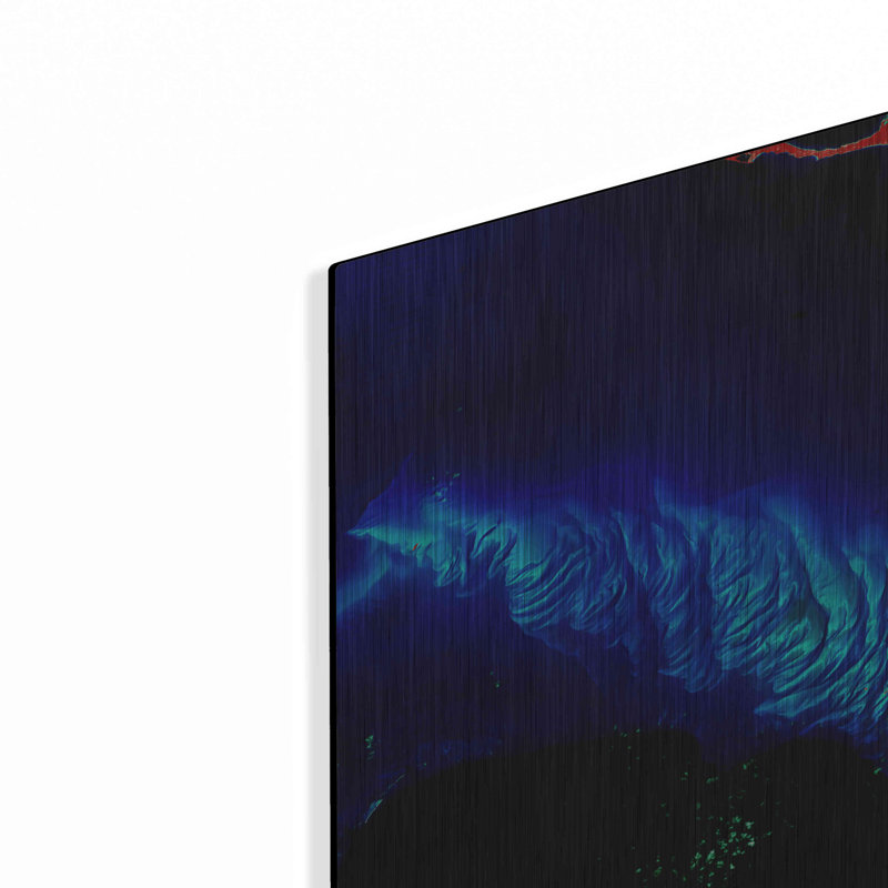 Dovecove «Earth as Art: Shoal Complex», art mural en métal, H 12 po x l 12 po