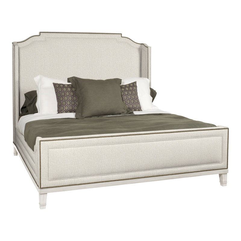 Michael Weiss Pennington King Bed, Nomad Snow Crypton® Chenille, Casa Blanca, Yes