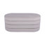 Banc avec rangement en velours