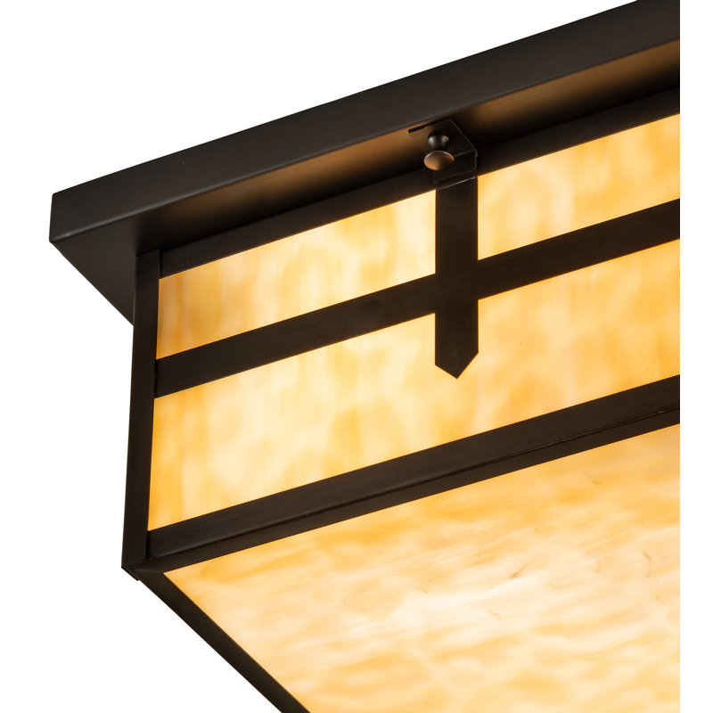 Plafonnier encastré 2 lumières 16,75 po