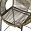 Faux pour patio extérieur, fabrication en PE, confort ergonomique, motif tissé complexe, cadre, caisses à usages multiples convenables pour le jardin et l'extérieur, fabriqué en PE, design, élégant-218849432