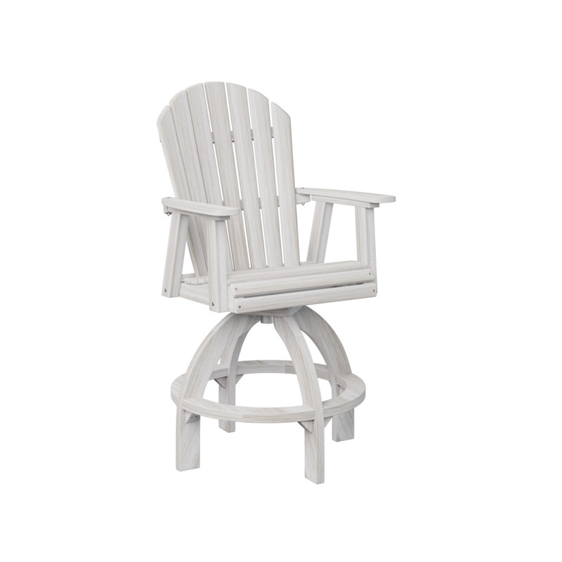 Chaise pivotante d'extérieur à dossier Comfo, 26.5", Coquillage
