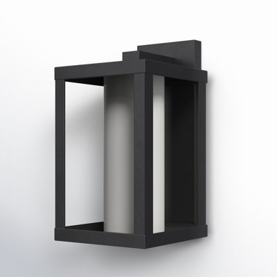 Angola Black Outdoor Wall Lantern