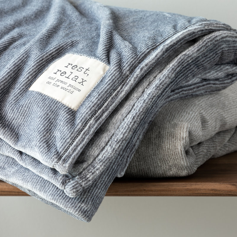 Knitted Throw Blanket