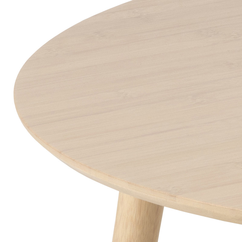 Mcghee Coffee Table, 45cm H x 80cm W x 80cm D, Natural brown