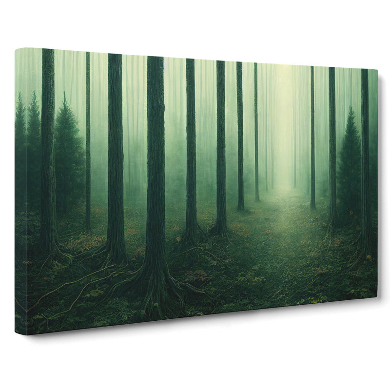 Expressive Forest - Wrapped Canvas Print, 35cm H x 50cm W x 3cm D
