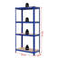 80cm W Metal Height -Adjustable Storage Rack-100556150