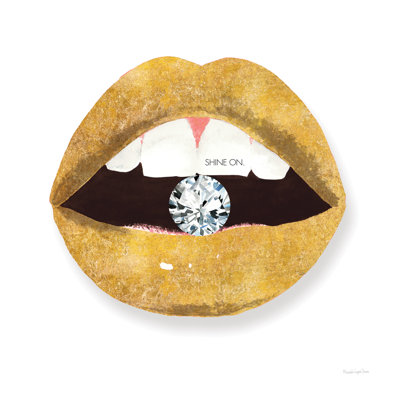 Harmanjit Gold Lips II sur impression sur toile