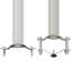 Dakota Fields 300cm W x 0.1cm D Glass Cover Retractable Window Awning-2008741057