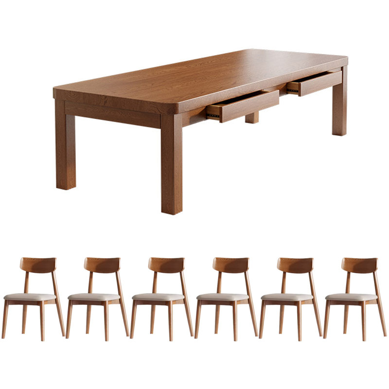 Ensemble de salle à manger rectangulaire, H 29,52 po x L 62,99 po x l 27,55 po