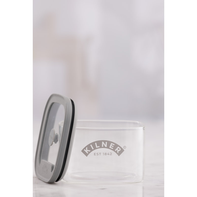 Kilner Fresh Storage Square Jar 0.5L, 4