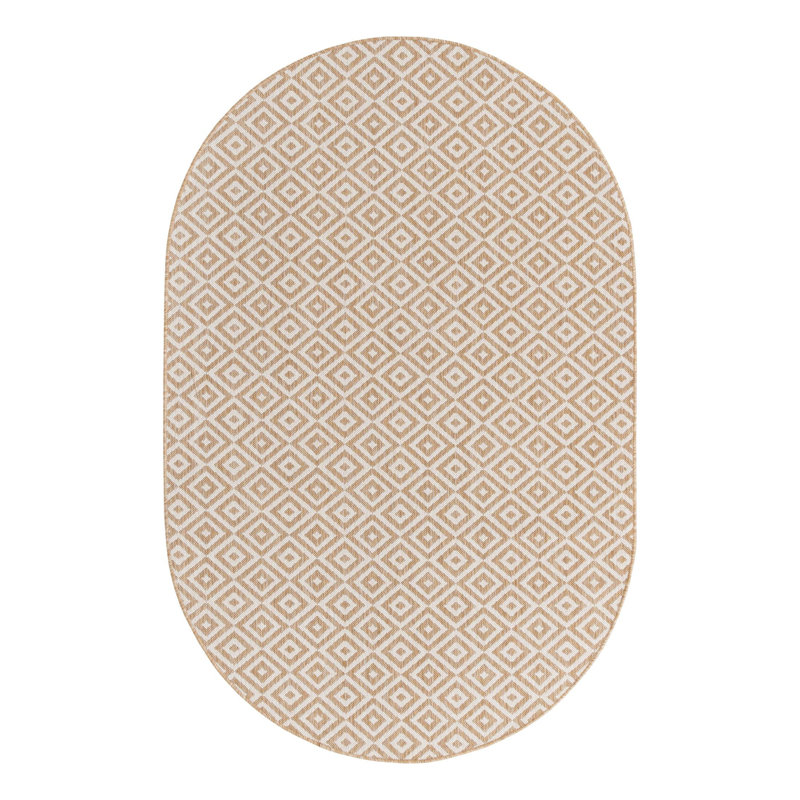 Tapis d'extérieur Jill Zarin Costa Rica, Ovale 5 pi 3 po x 8 pi
