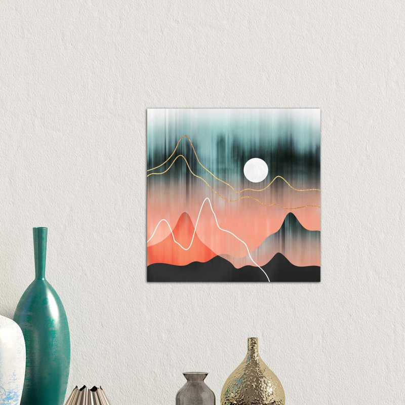 Mountainscape II by Elisabeth Fredriksson - Wrapped Canvas Print, 45.72 cm H x 45.72 cm W x 3.175 cm D