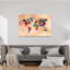 Carte du monde, art mural contemporain-129152212