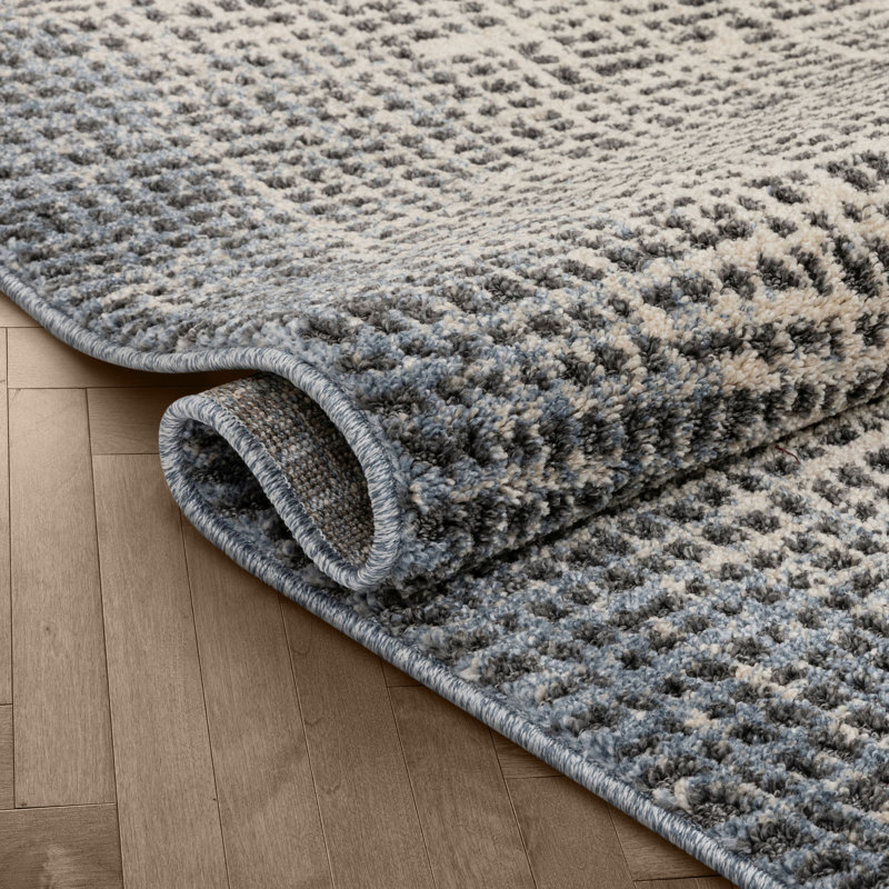 Malaga Abstract Synthetic Area Rug, Rectangle 160 x 220cm
