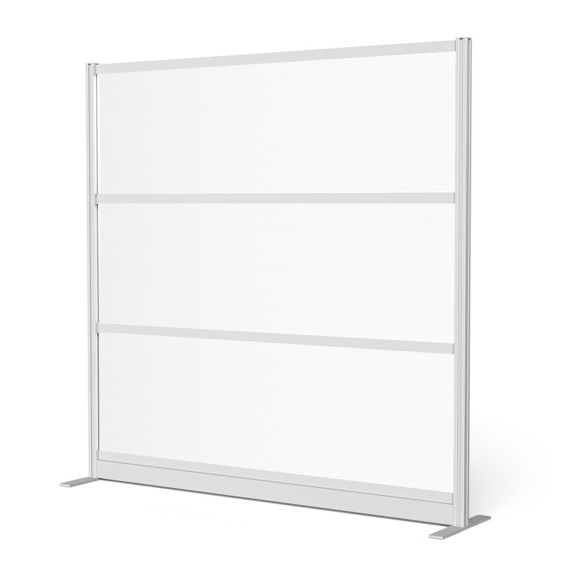 Système de cloison modulaire Harmony Translucence, l 70 po x H 48 po, H 70 po x L 70 po