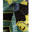 Tapis unique noir / vert / bleu noué à la main 12 pi x 18 pi 2 po Tania Arts & Crafts