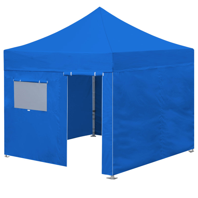 Auvent escamotable en acier Amber-Lee, Bleu, 10 pi x 10 pi