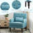 Arnice 29" W Button Tufted Upholstered Club Chair with Nailhead Trim (Set of 2)-1011761739