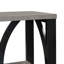 Console industrielle à 3 niveaux, table d'entrée étroite de 70,87 pouces de long avec rangement pour entrée, salon, vestibule, couloir