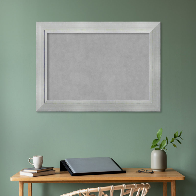 Yousef Magnetic Metal Photo Memo Board, 31" H x 43" W