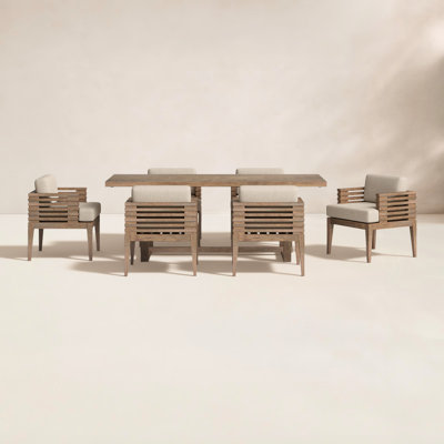 Aerilyn 82" Patio Dining Set
